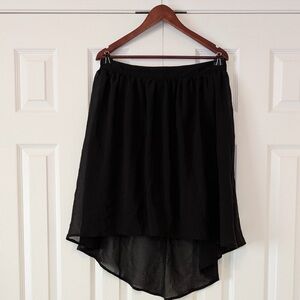 Ricki’s Y2K Vintage High Low Black Mullet Skirt Size Large